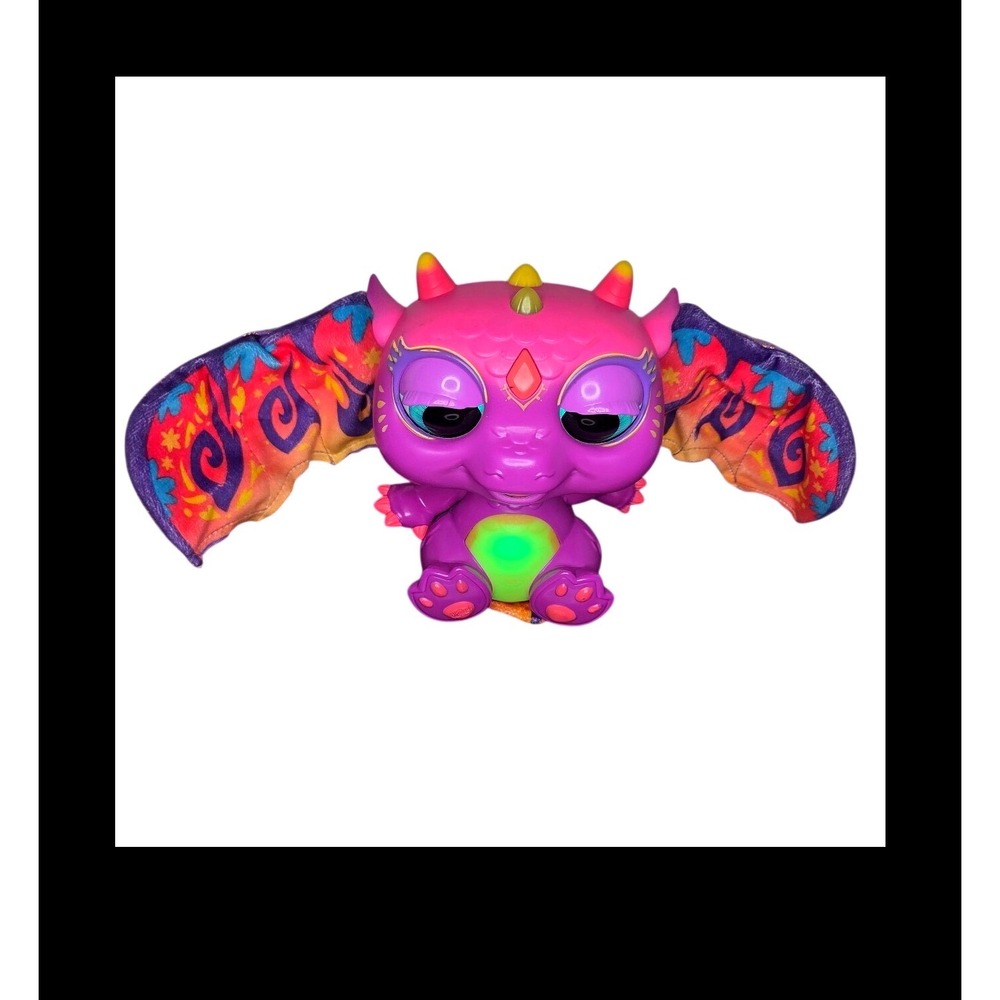 FurReal Friends Airina Unicorn Dragon Interactive Toy Purple Pink Flapping Wings
